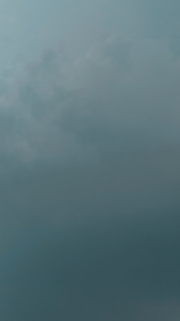 clouds in the blue sky - abstract nature background with copy spaceの写真素材