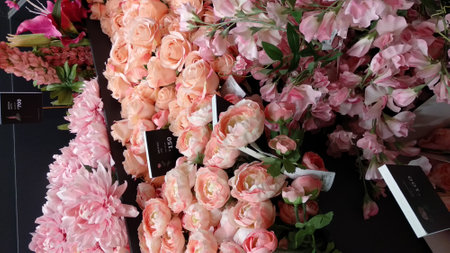 Flower arrangement for sale at a flower shop