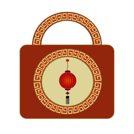 Chinese new year decorationのイラスト素材