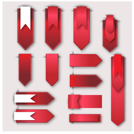 Red Ribbons.のイラスト素材