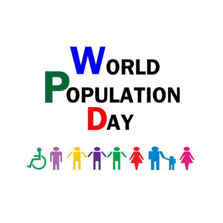World population day vectorのイラスト素材