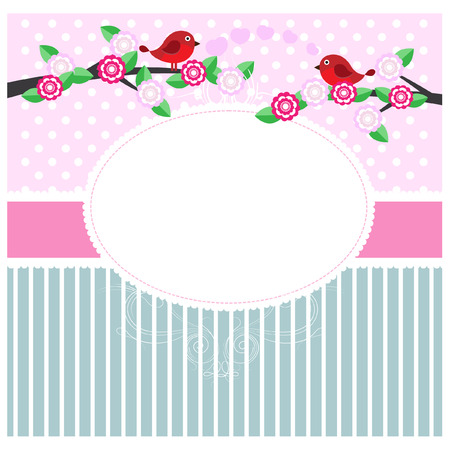 Invitation template vectorのイラスト素材