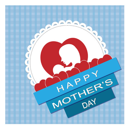 Happy mother day vectorのイラスト素材