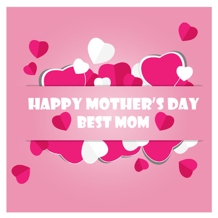 Happy mother day vectorのイラスト素材