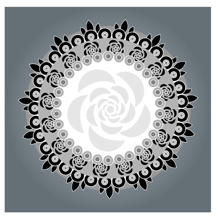 Flower background vectorのイラスト素材