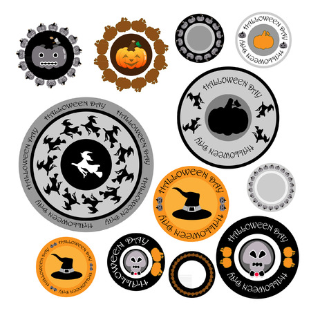 Halloween banner vectorのイラスト素材