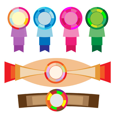 Colorful banners vectorのイラスト素材