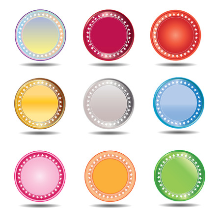 Colorful banners vectorのイラスト素材