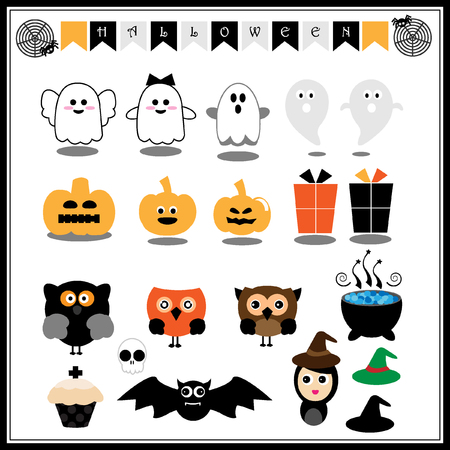 Label halloween vectorのイラスト素材