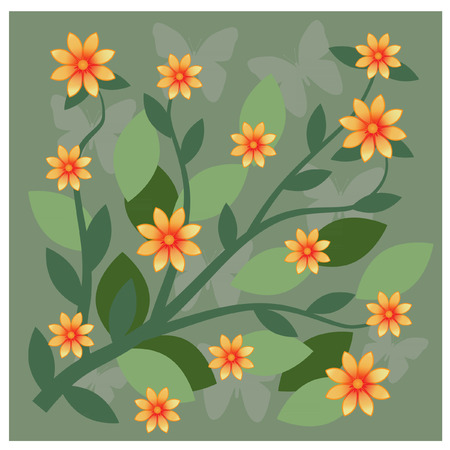 Background flower のイラスト素材