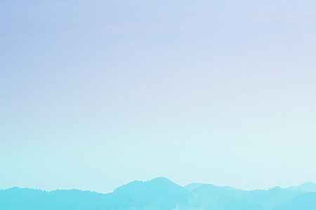 Blue mountainの写真素材