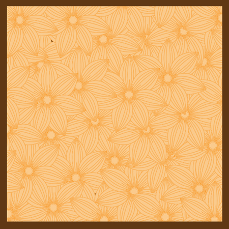 Orange Flower backgroundのイラスト素材