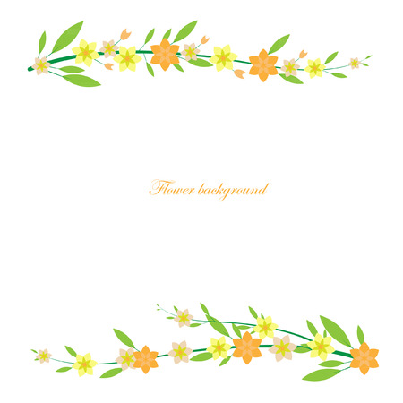 Flower backgroundのイラスト素材