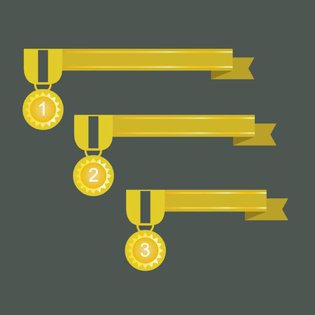 Ribbon rosette vectorのイラスト素材