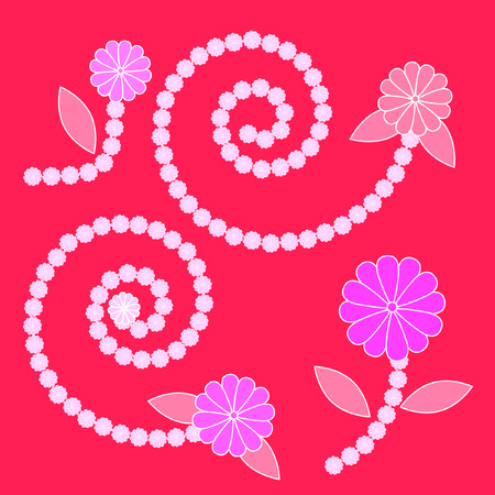 flower pattern vectorのイラスト素材