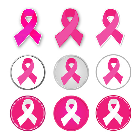 Vector Breast Cancer Ribbonのイラスト素材