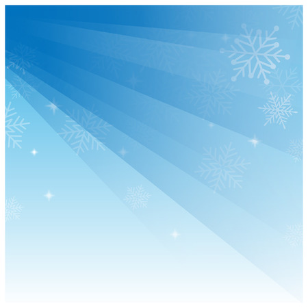 Abstract light blue christmas background with snowflakesのイラスト素材