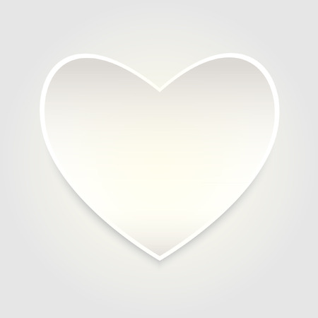 Paper heart vectorのイラスト素材