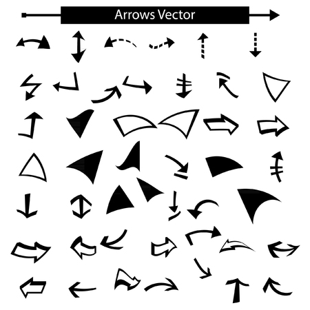 Arrows vector illustration.のイラスト素材
