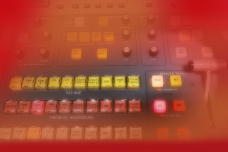 Video switch of Television Broadcast with blurry background
