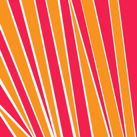 Orange beam line background on white backgroundのイラスト素材
