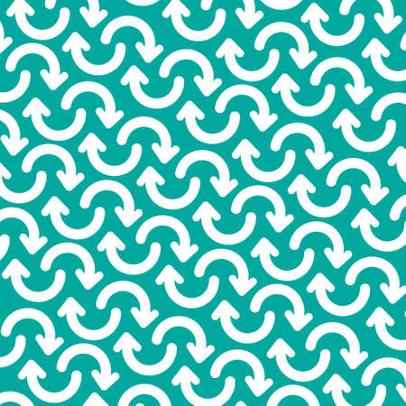 Arrow pattern on green backgroundのイラスト素材