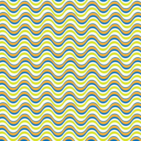 Vintage color wavy lines backgroundのイラスト素材