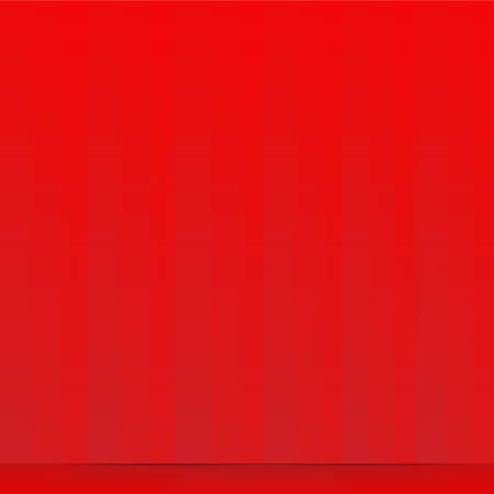 Red curtain and red wooden floorのイラスト素材
