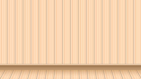 Llight brown wooden floor background wallのイラスト素材