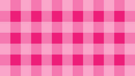 Pink checkered pattern arranged in alternating colorsのイラスト素材