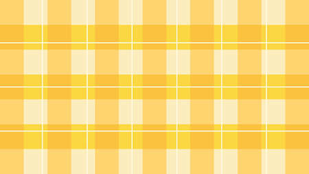 Yellow checkerboard pattern arranged in alternating colorsのイラスト素材