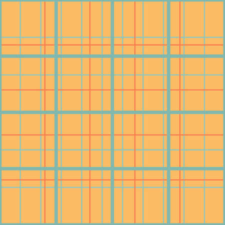 Green and orange grid pattern backgroundのイラスト素材
