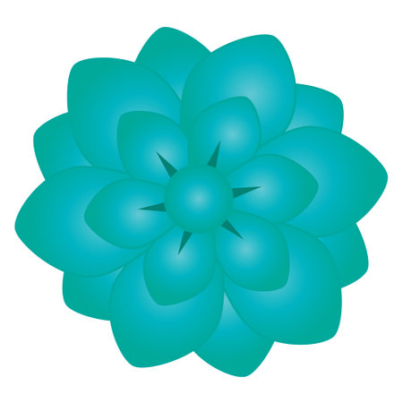 Overlapping flower petals with transparent backgroundのイラスト素材