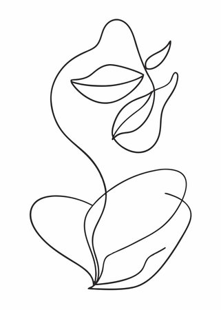Boho canvas art on white backgroundのイラスト素材
