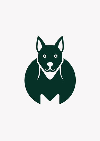 Dog Mascot logo vectorのイラスト素材