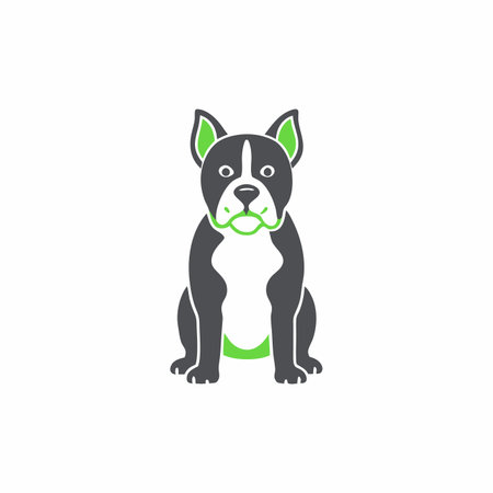 Dog Mascot logo vectorのイラスト素材