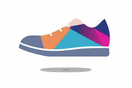 Shoes vector on white backgroundのイラスト素材