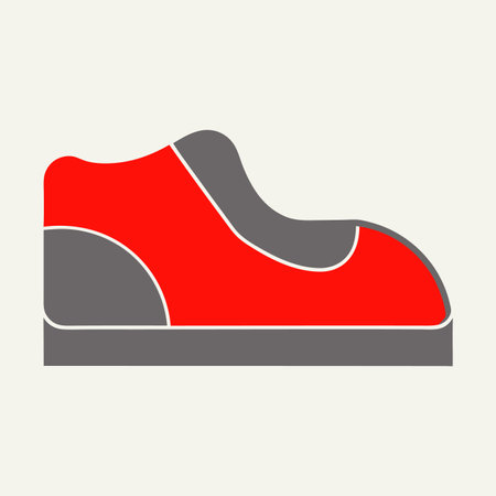 Shoes vector on white backgroundのイラスト素材