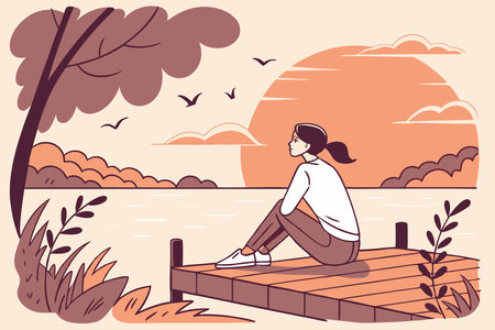 Spiders in webs watercolor paint concept illustration vector art on white backgroundのイラスト素材