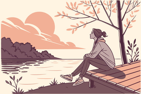 Spiders in webs watercolor paint concept illustration vector art on white backgroundのイラスト素材