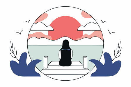 Spiders in webs watercolor paint concept illustration vector art on white backgroundのイラスト素材