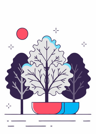 Kale concept illustration vector art on white backgroundのイラスト素材