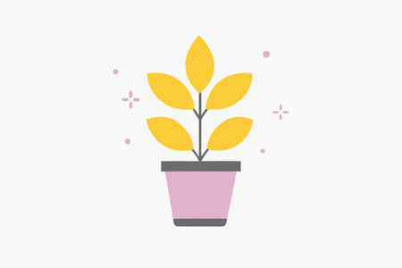 Plant illustration on white backgroundのイラスト素材