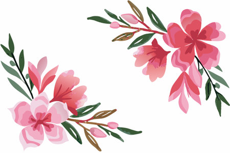 Watercolor background on white backgroundのイラスト素材