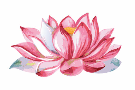 Watercolor background on white backgroundのイラスト素材