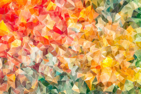 Abstract multicolor polygonal mosaic background. Vector illustration.の写真素材