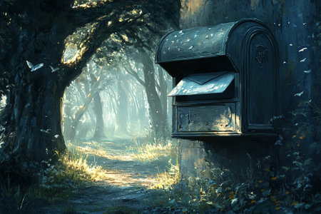 White empty room with white walls and floor. 3d rendering.の写真素材