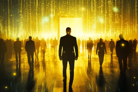 Shopfront exterior with blank billboard. Mock up, 3D Renderingの写真素材