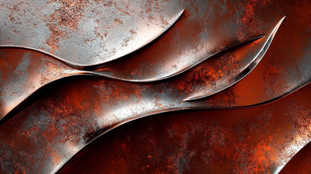 Abstract metal background. 3D illustration. 3D CG. High resolution.の写真素材