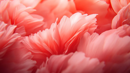 close up of pink carnation flower petals texture background, macroの写真素材